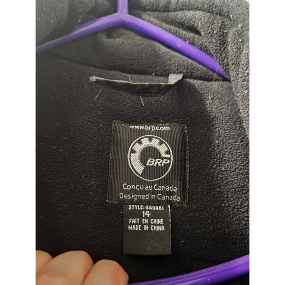 Ski-Doo BRP Junior Winter Jacket Snowmobile Size 14 Pre-Owned - Picture 3 of 9